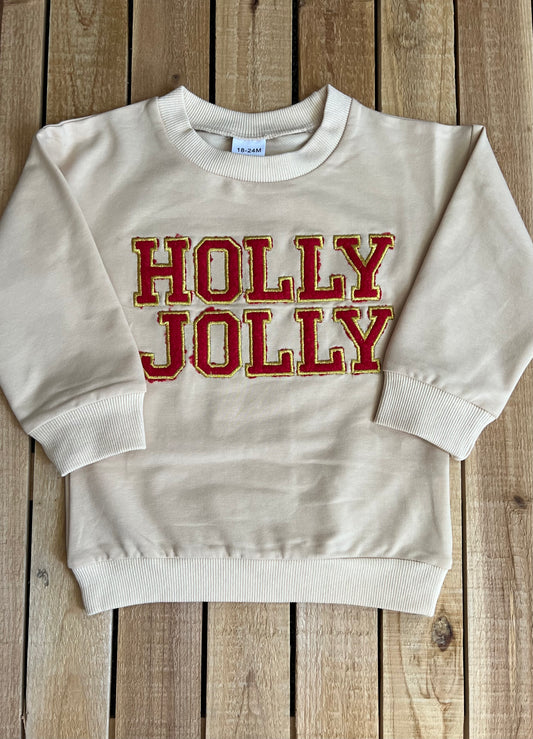 Holly Jolly Varsity Pullover
