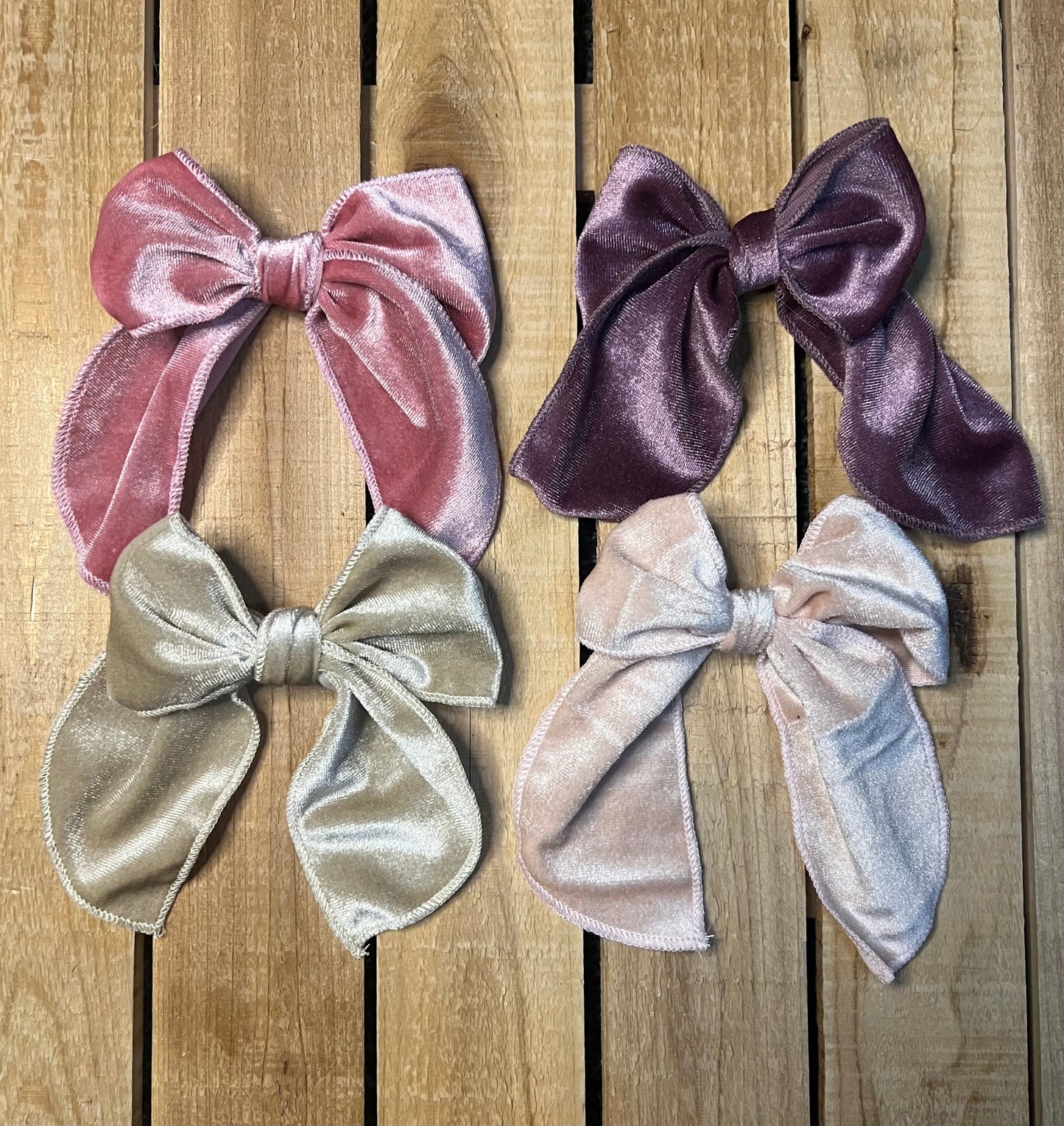 Velour Bows