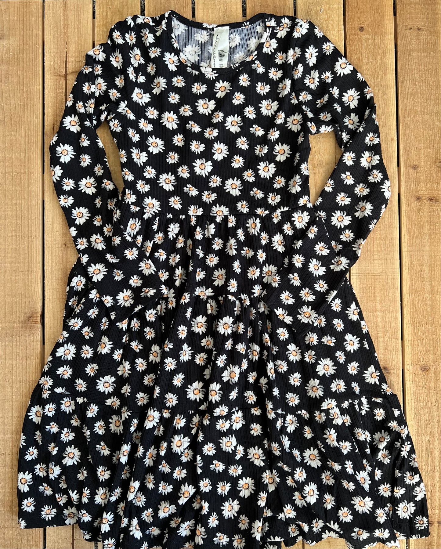 Daisy Print Tiered Dress