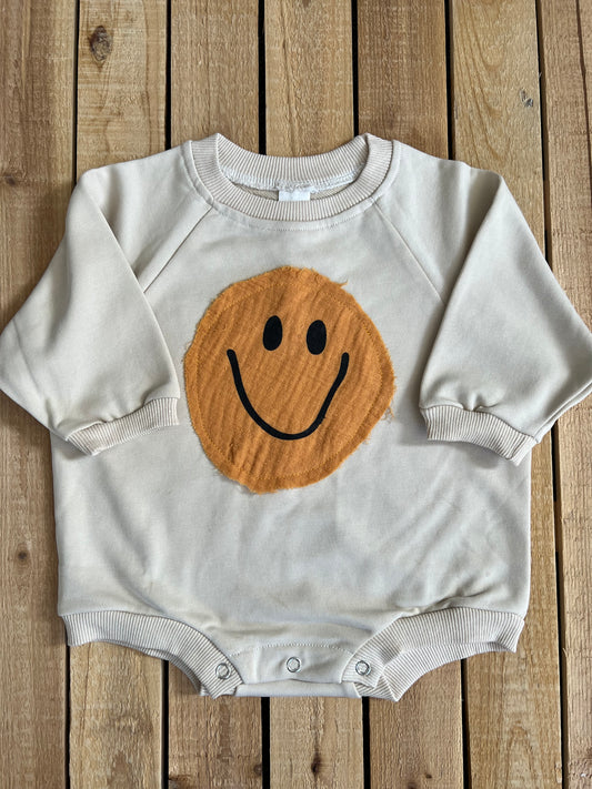 Smiley Patch Romper