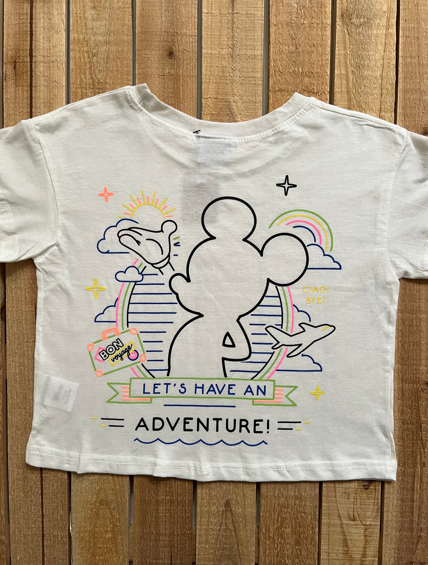 Neon Mickey's Let's Have an Adventure Tee