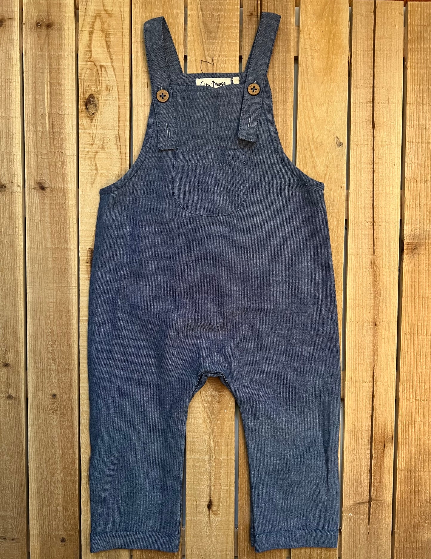 City Mouse Chambray Overalls