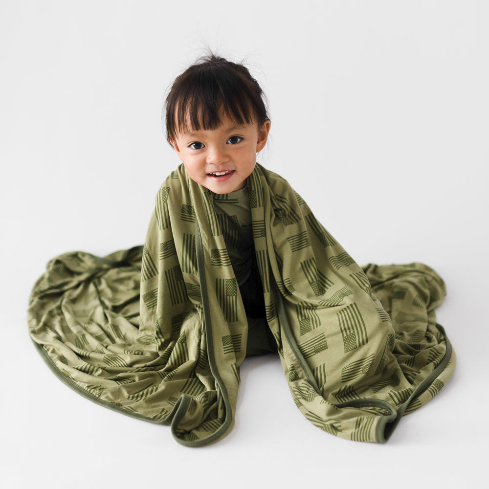 Laree + Co. Kolton Bamboo Toddler Blanket