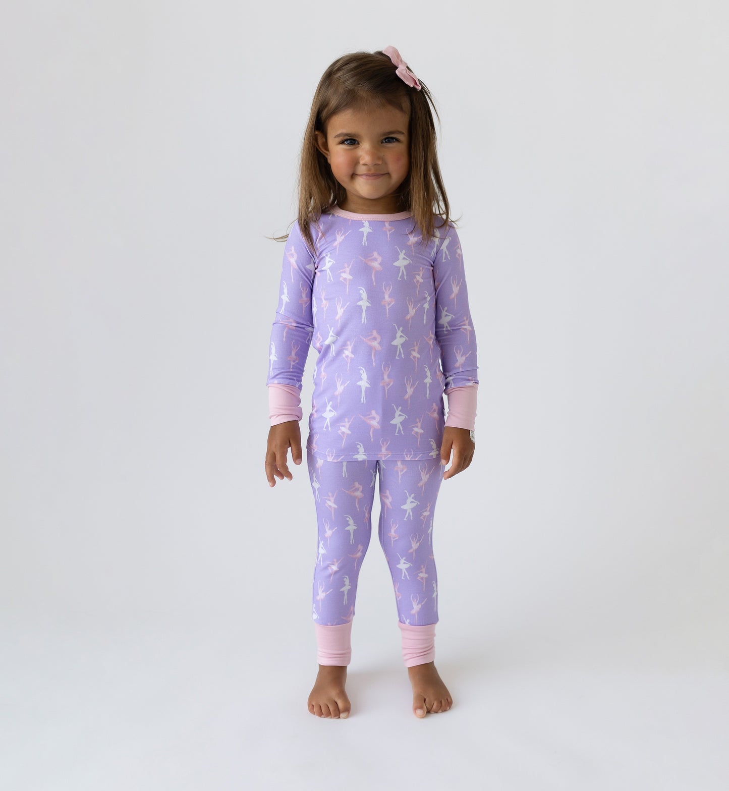 Laree + Co. Lillian Ballerinas Bamboo 2-Piece Long Sleeve Set