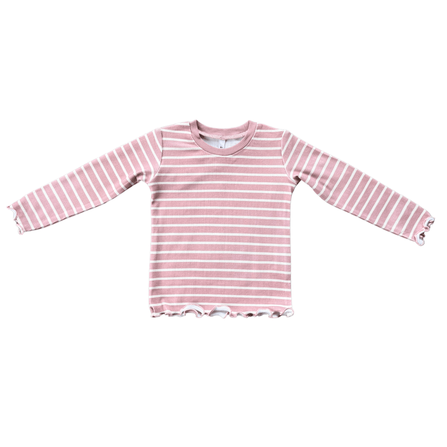 Girl's Lettuce Hem Tee