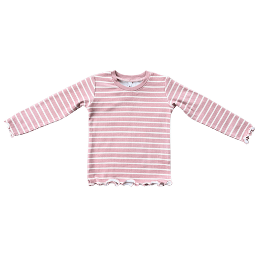 Girl's Lettuce Hem Tee