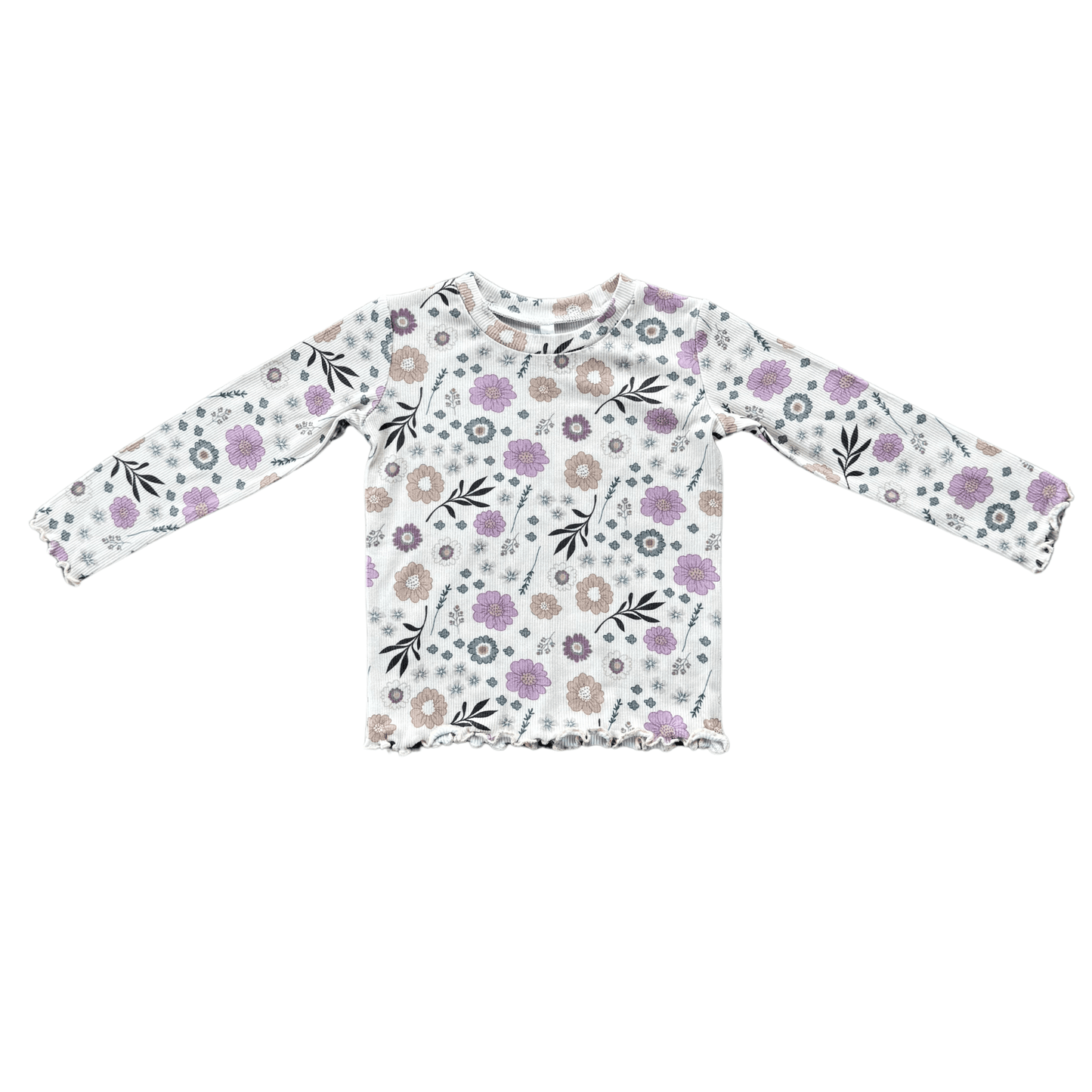 Girl's Lettuce Hem Tee