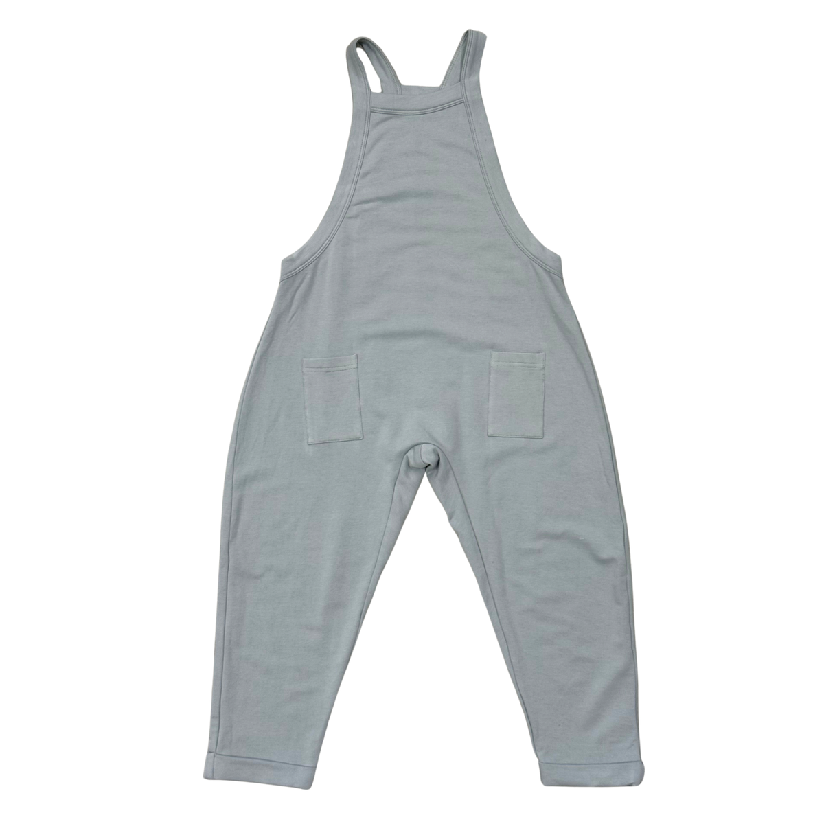 Long Sleeve Harem Jumpsuit Set in Grayish Blue