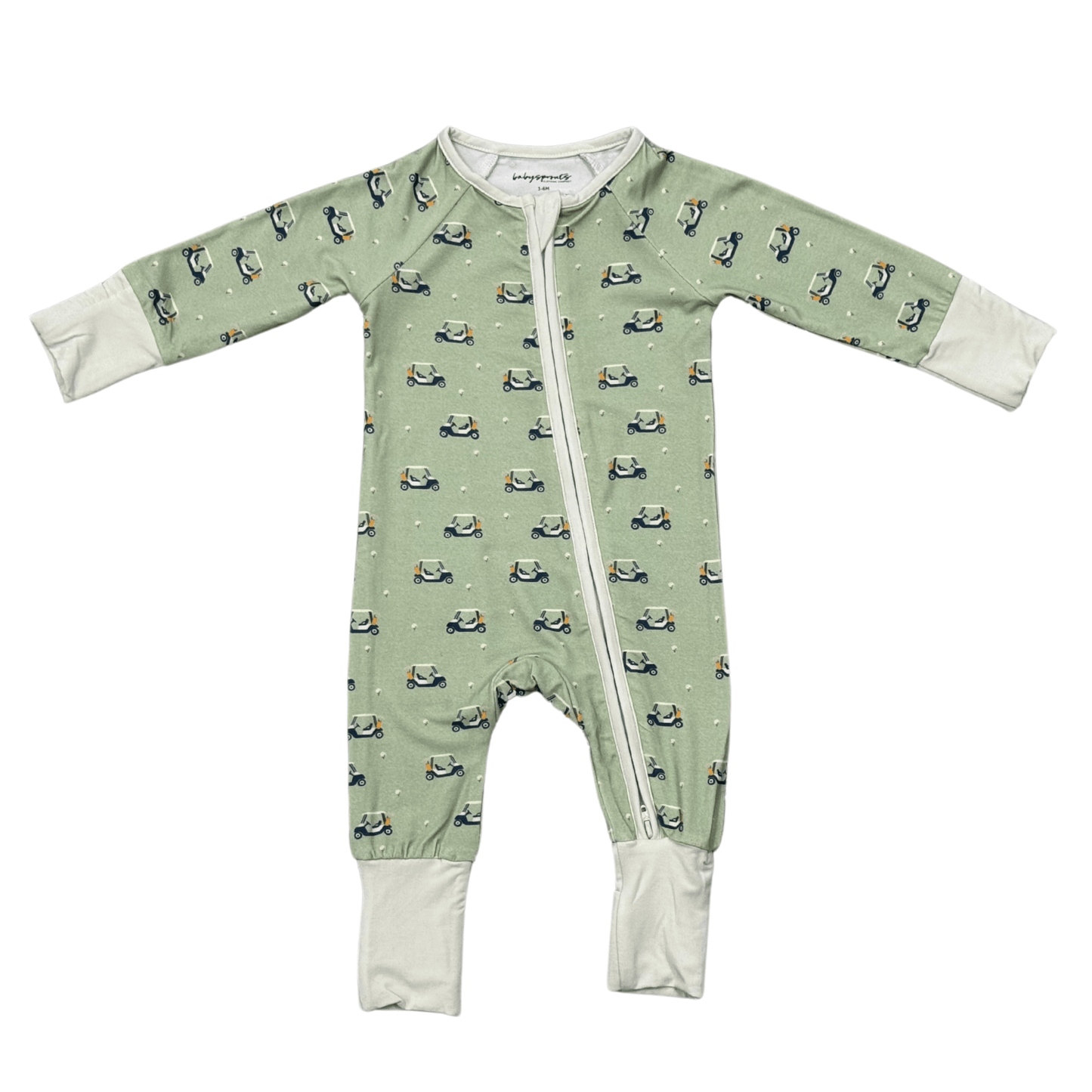 Baby Long Sleeve Zip Romper