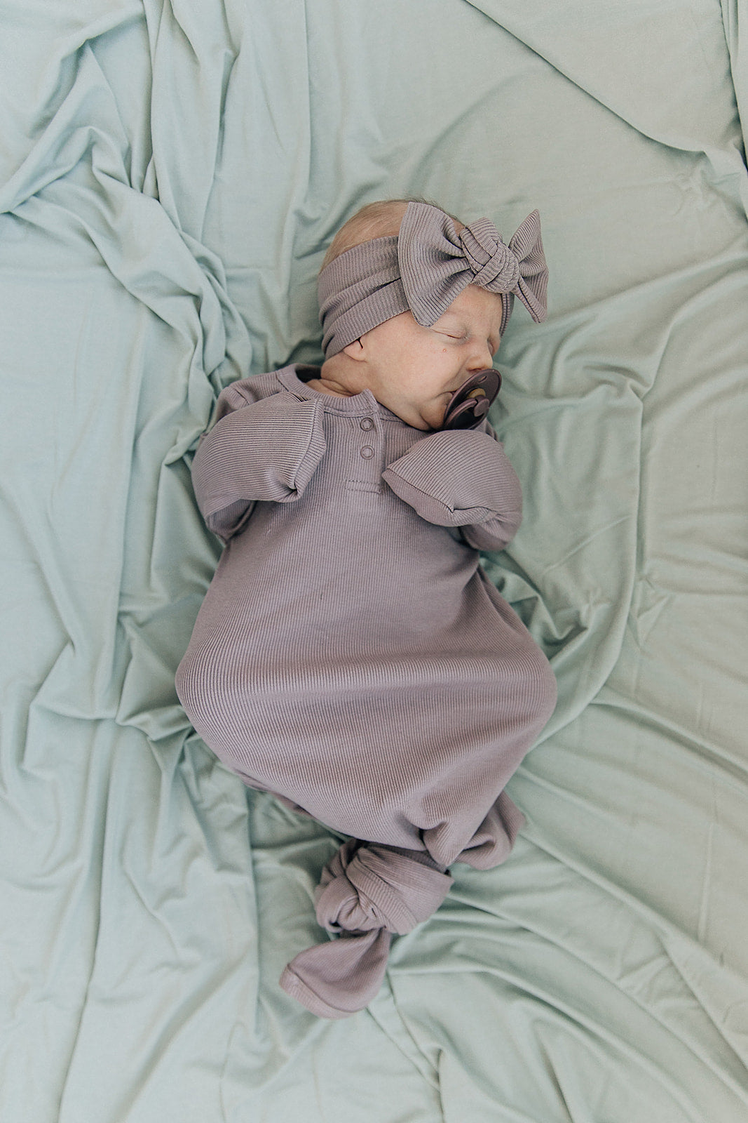 Mebie Baby Sage Bamboo Stretch Swaddle