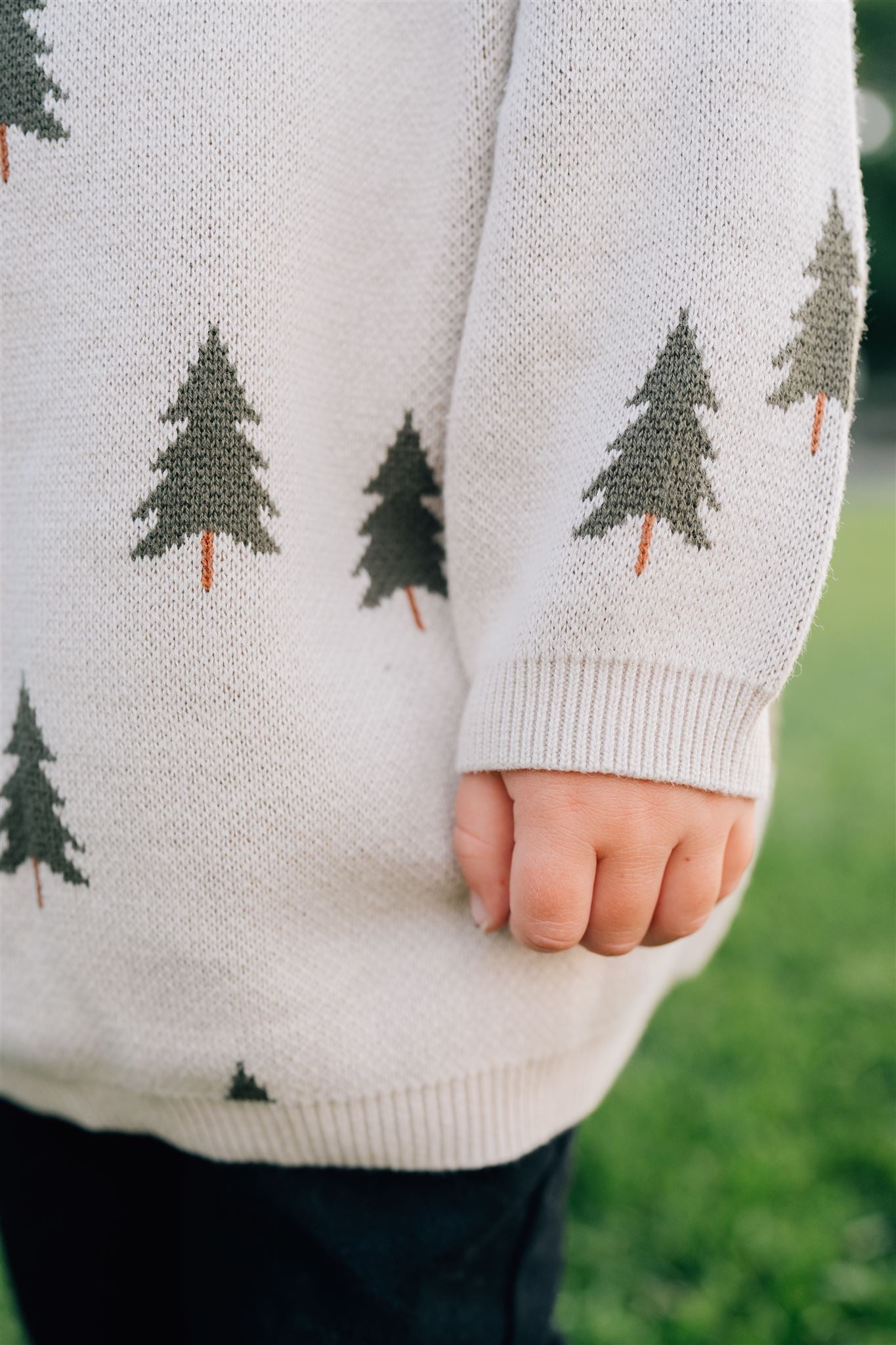 Mebie Baby Pine Tree Knit Sweater