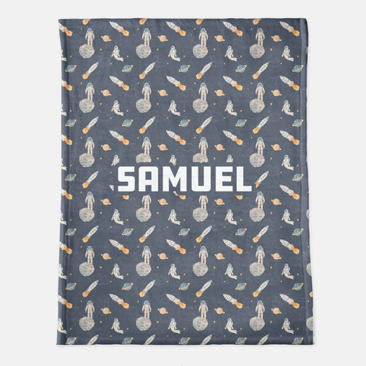 Samuel Personalized Minky Blanket
