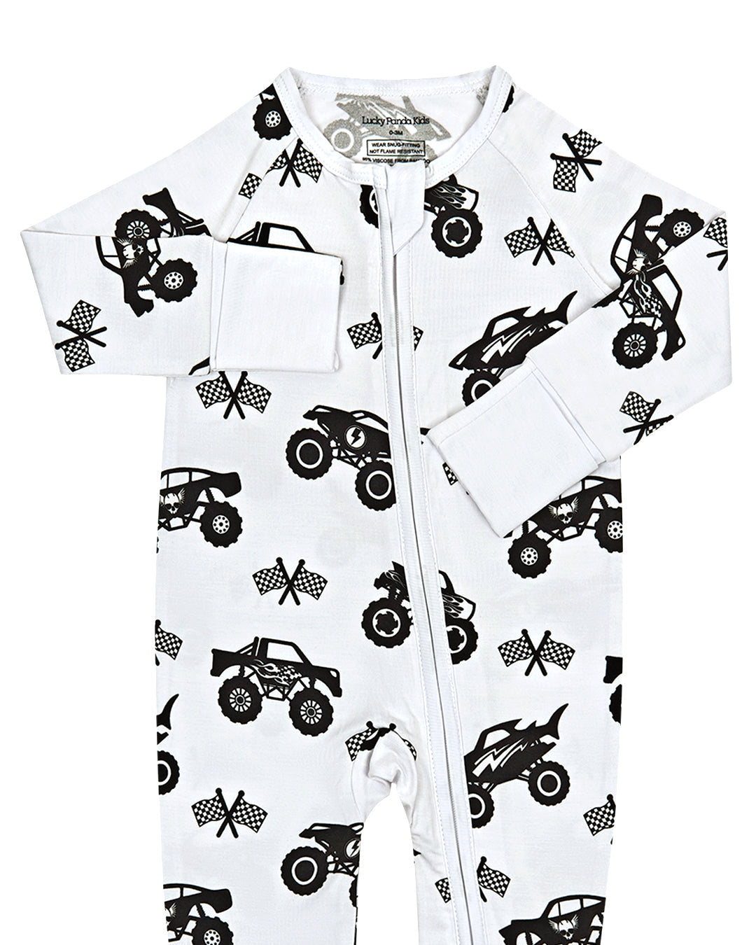 Bamboo Zip Romper | Monster Blaze