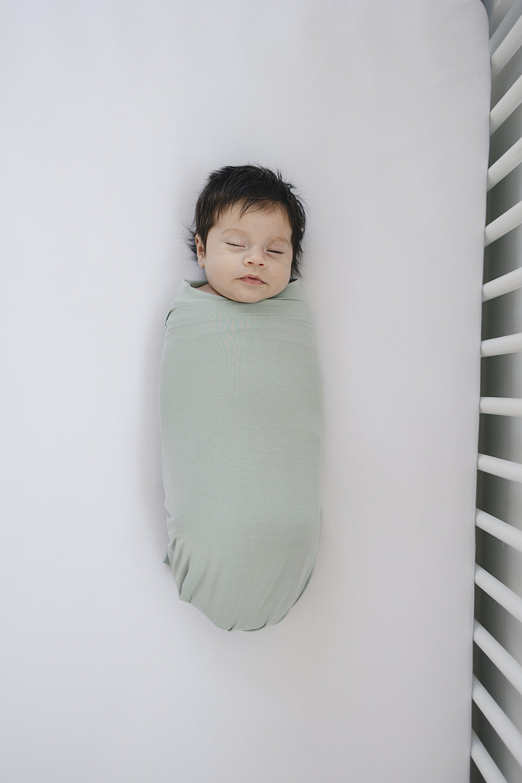 Mebie Baby Sage Bamboo Stretch Swaddle