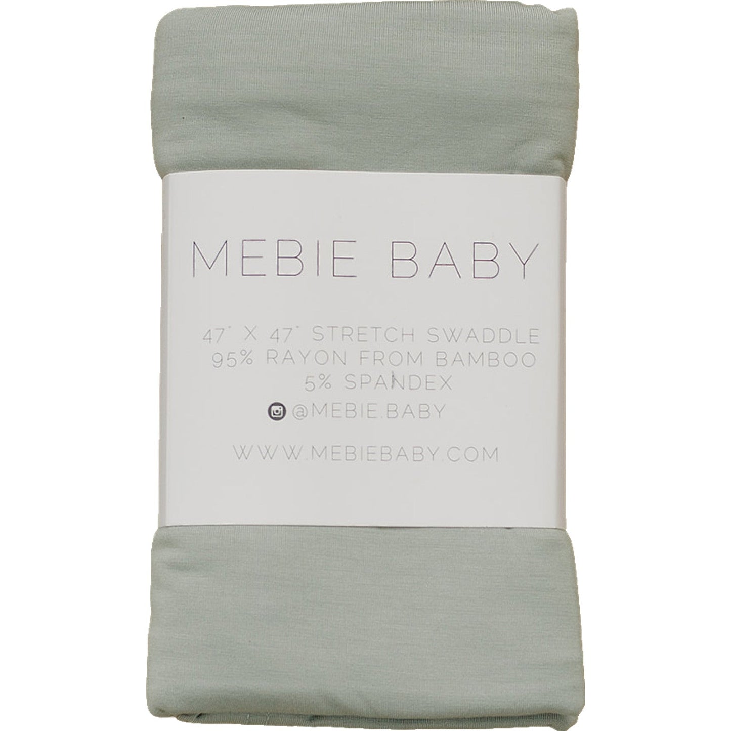 Mebie Baby Sage Bamboo Stretch Swaddle