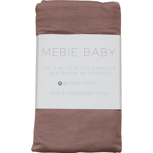 Mebie Baby Plum Bamboo Stretch Swaddle