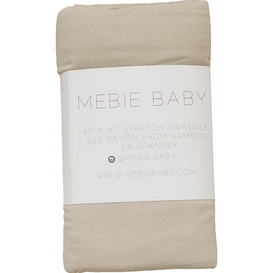 Mebie Baby Oatmeal Bamboo Stretch Swaddle