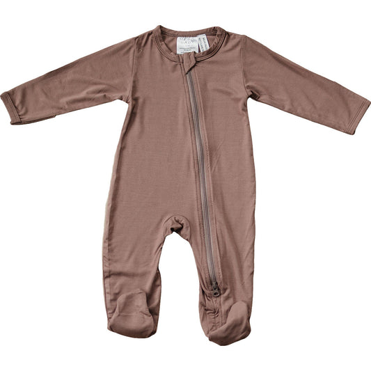 Mebie Baby Plum Bamboo Zipper