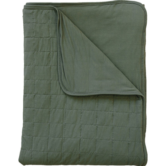 Mebie Baby Olive Bamboo Quilt