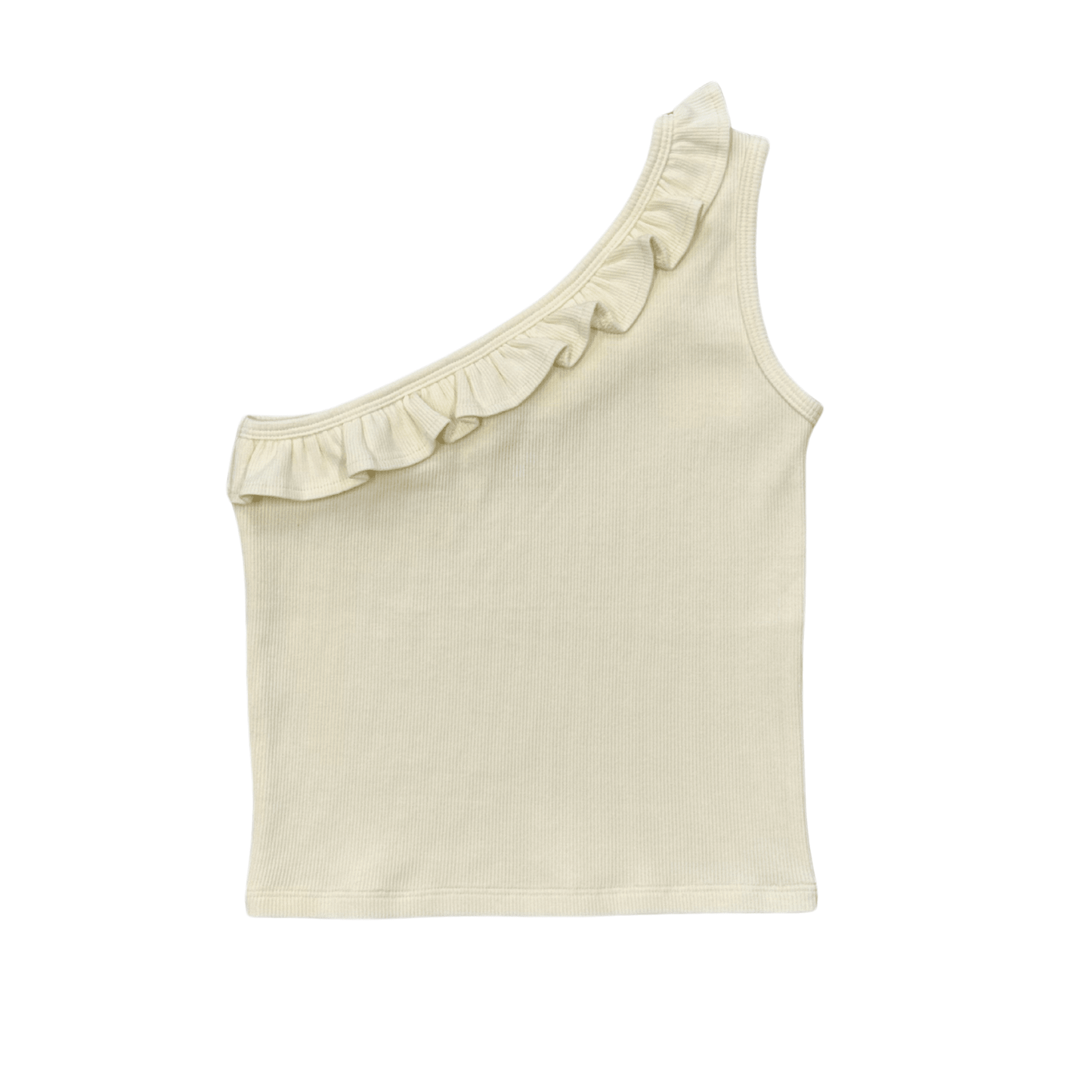 One-Shoulder Ribbed Tank