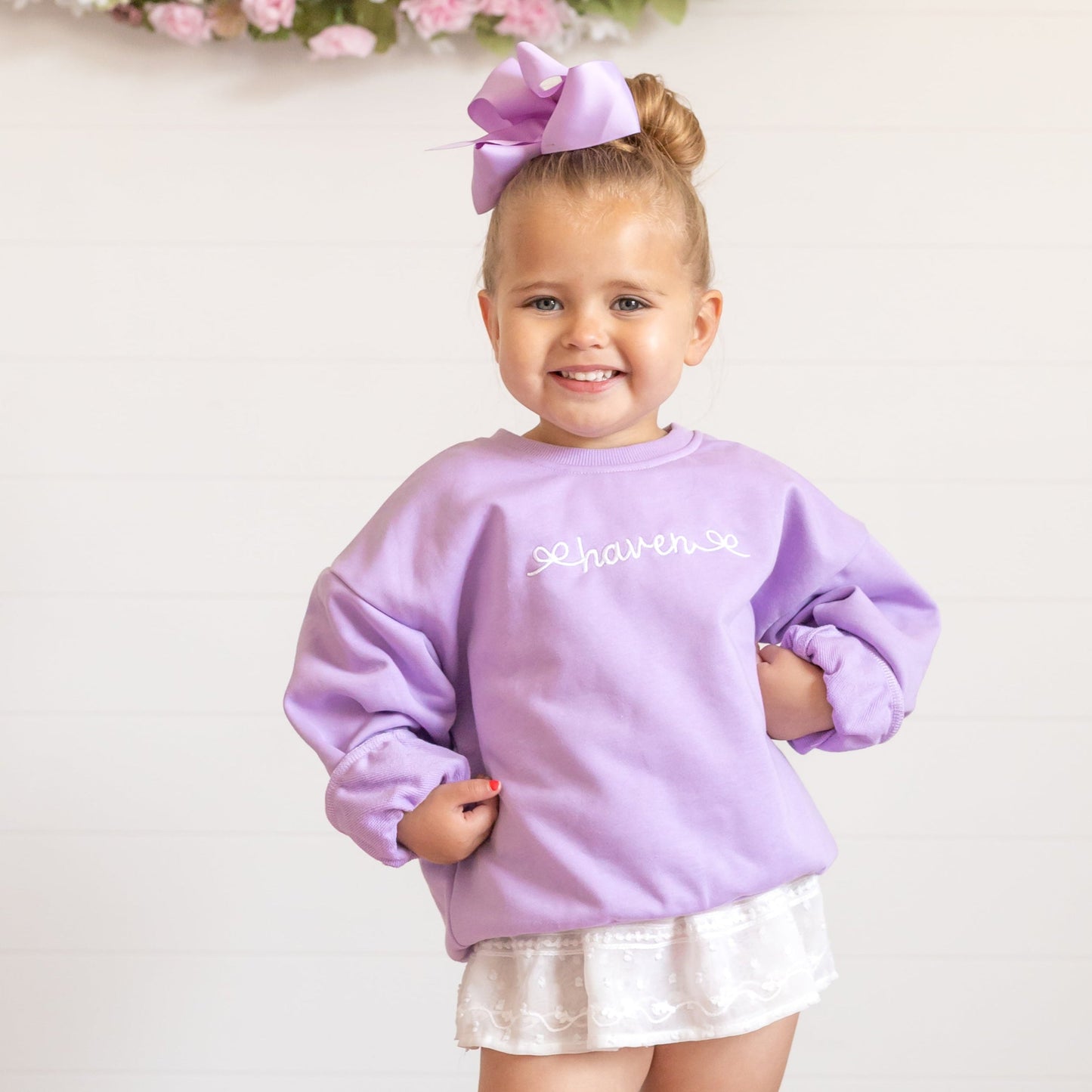 Pastel Gingham Jack-o-Lantern Crewneck Sweatshirt or Romper