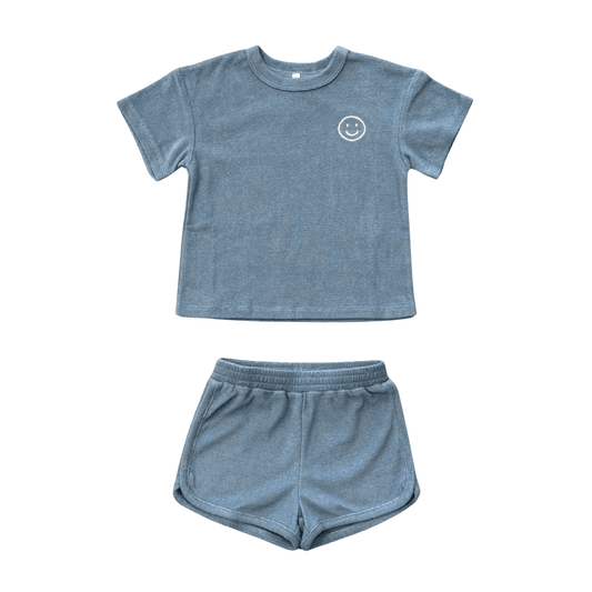 Short Sleeve Cotton Terry Set