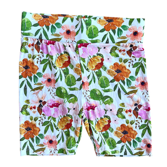 Xianna Floral Bamboo Kids Biker Short
