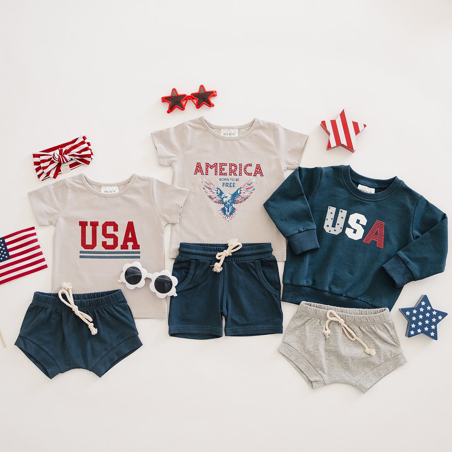 Mebie Baby USA Tee