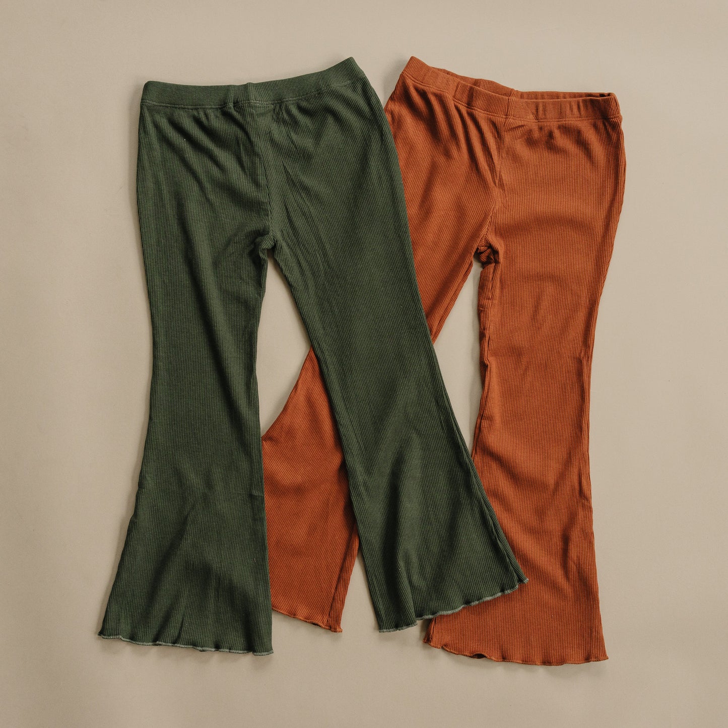 Little Joy Co. Ribbed Bamboo Flared Leggings - more colors