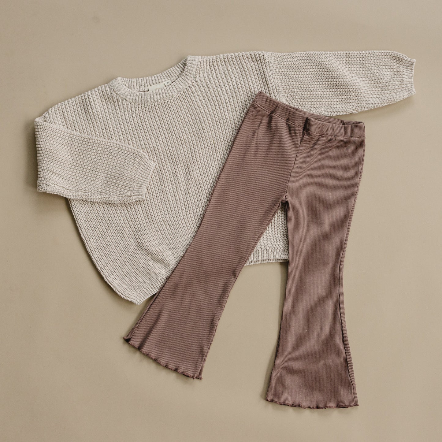 Little Joy Co. Ribbed Bamboo Flared Leggings - more colors