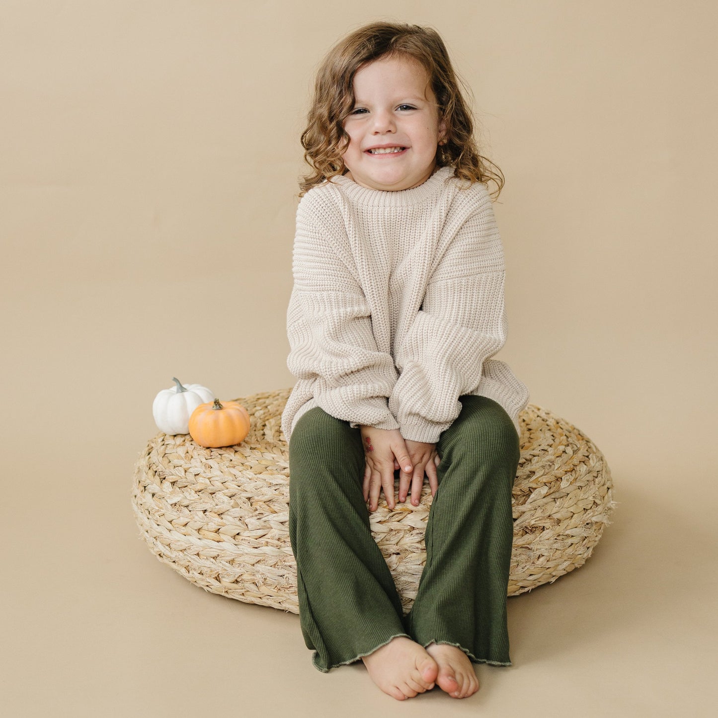 Little Joy Co. Ribbed Bamboo Flared Leggings - more colors