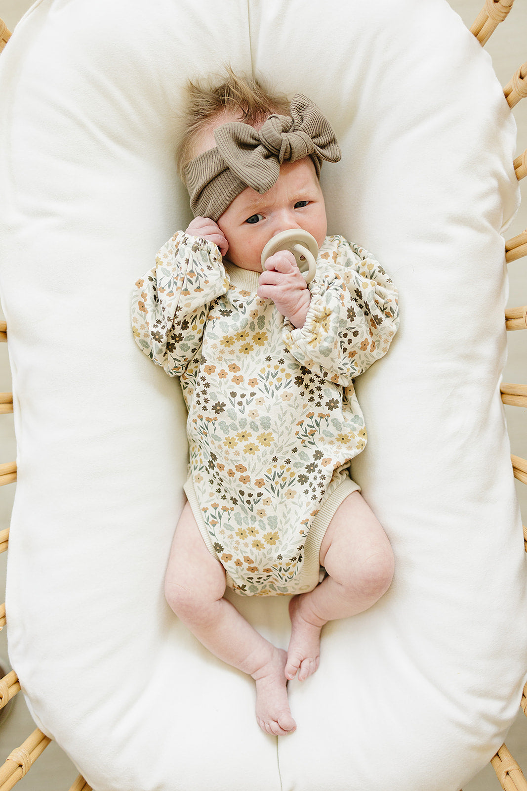 Mebie Baby Bloom French Terry Romper