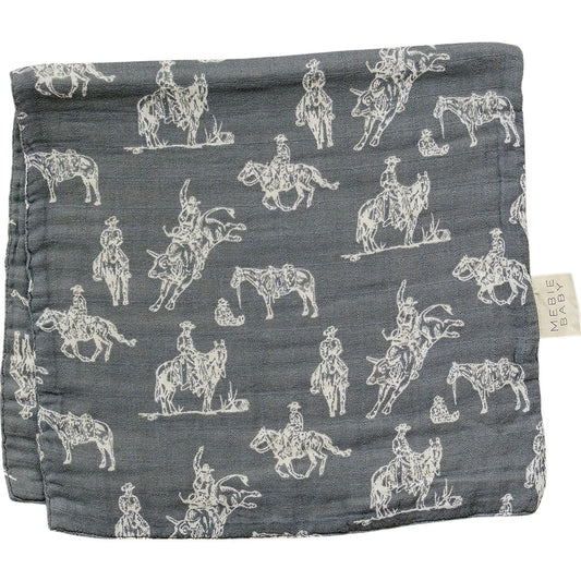 Mebie Baby Wild West Muslin Burp Cloth