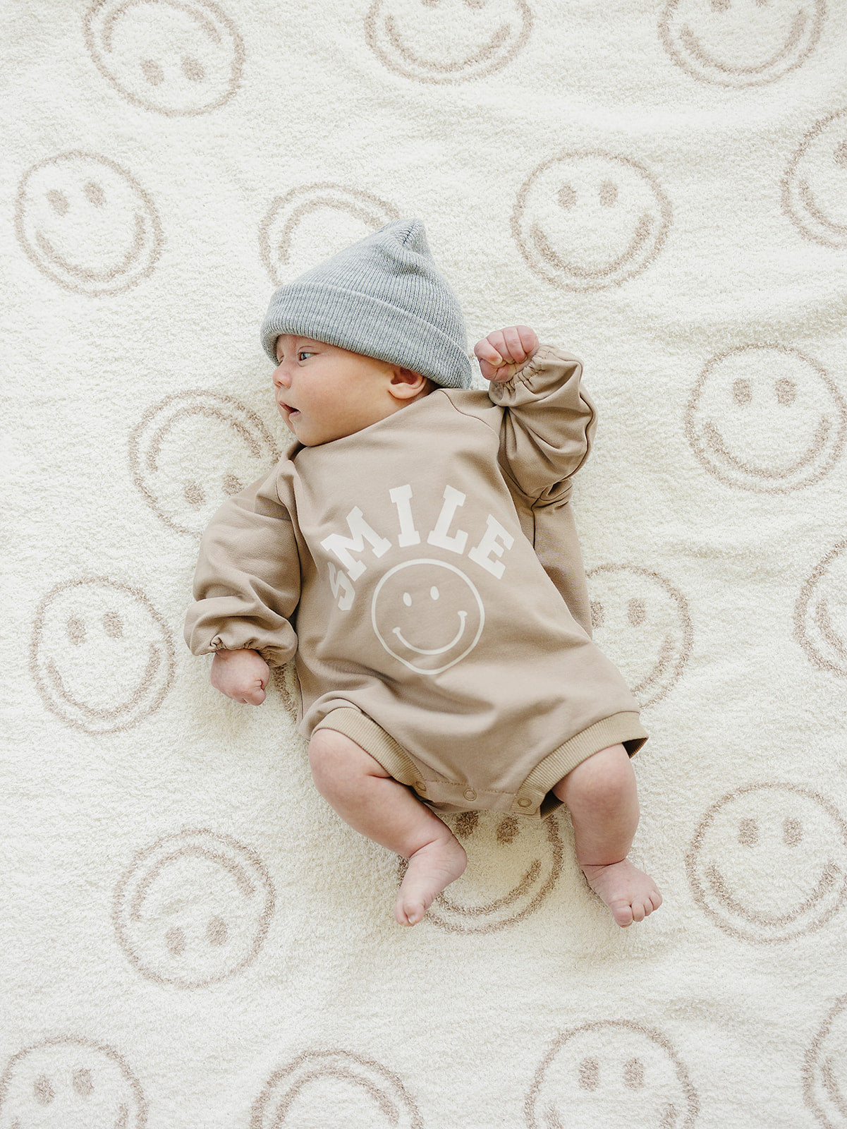 Mebie Baby Smile French Terry Romper