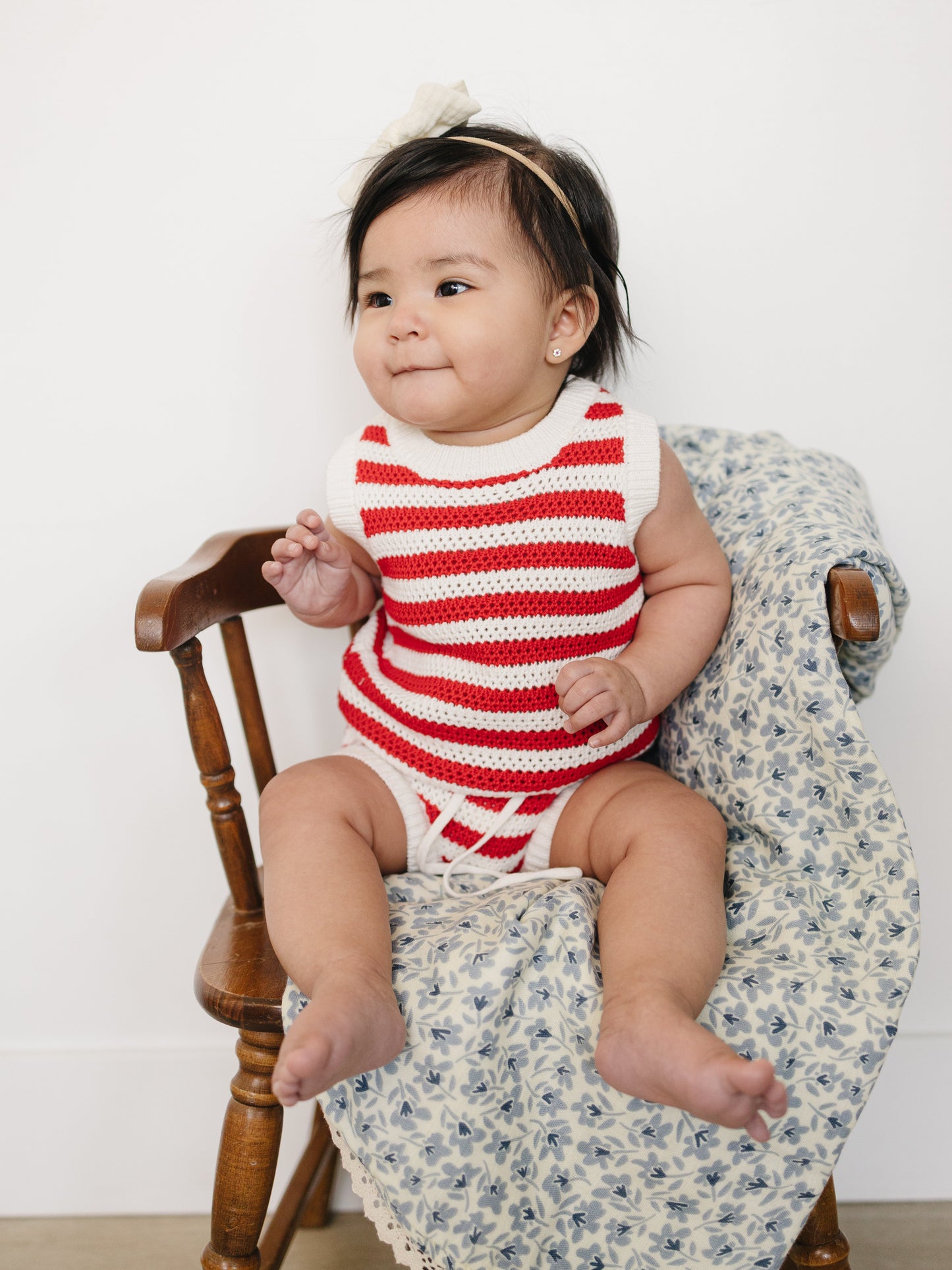 Red Stripe Bloomer Tank Set