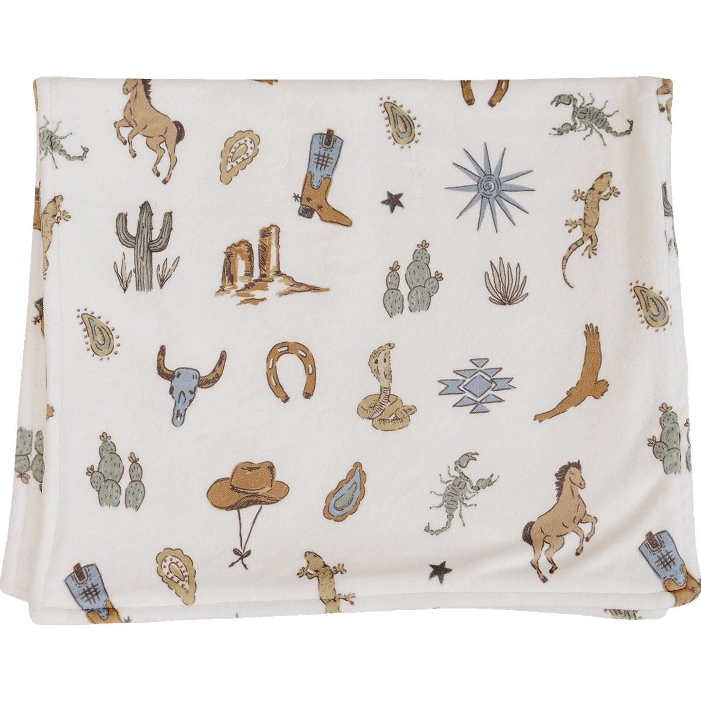 Desert West Luxe Fleece Burp Cloth