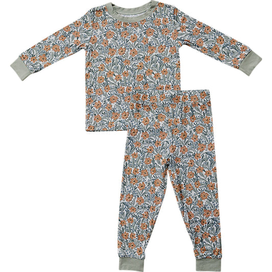 Mebie Baby Dainty Meadow Bamboo Cozy Set