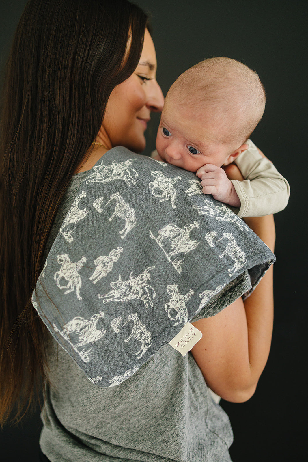 Mebie Baby Wild West Muslin Burp Cloth