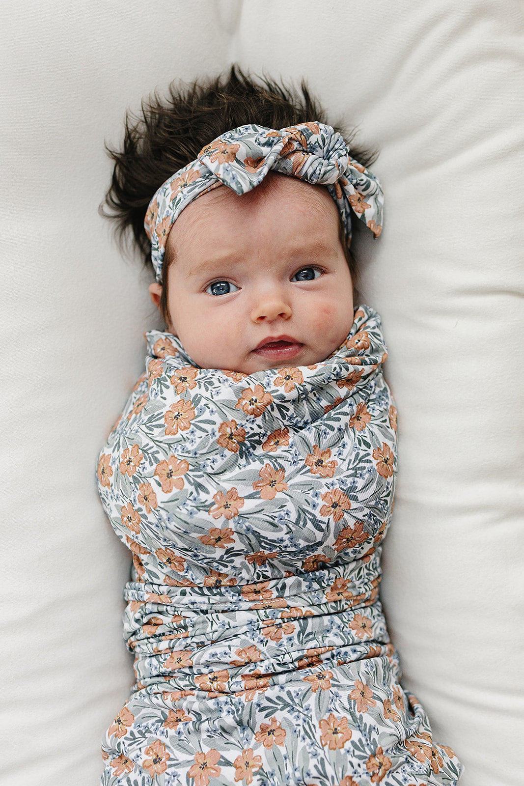 Mebie Baby Dainty Meadow Bamboo Stretch Swaddle