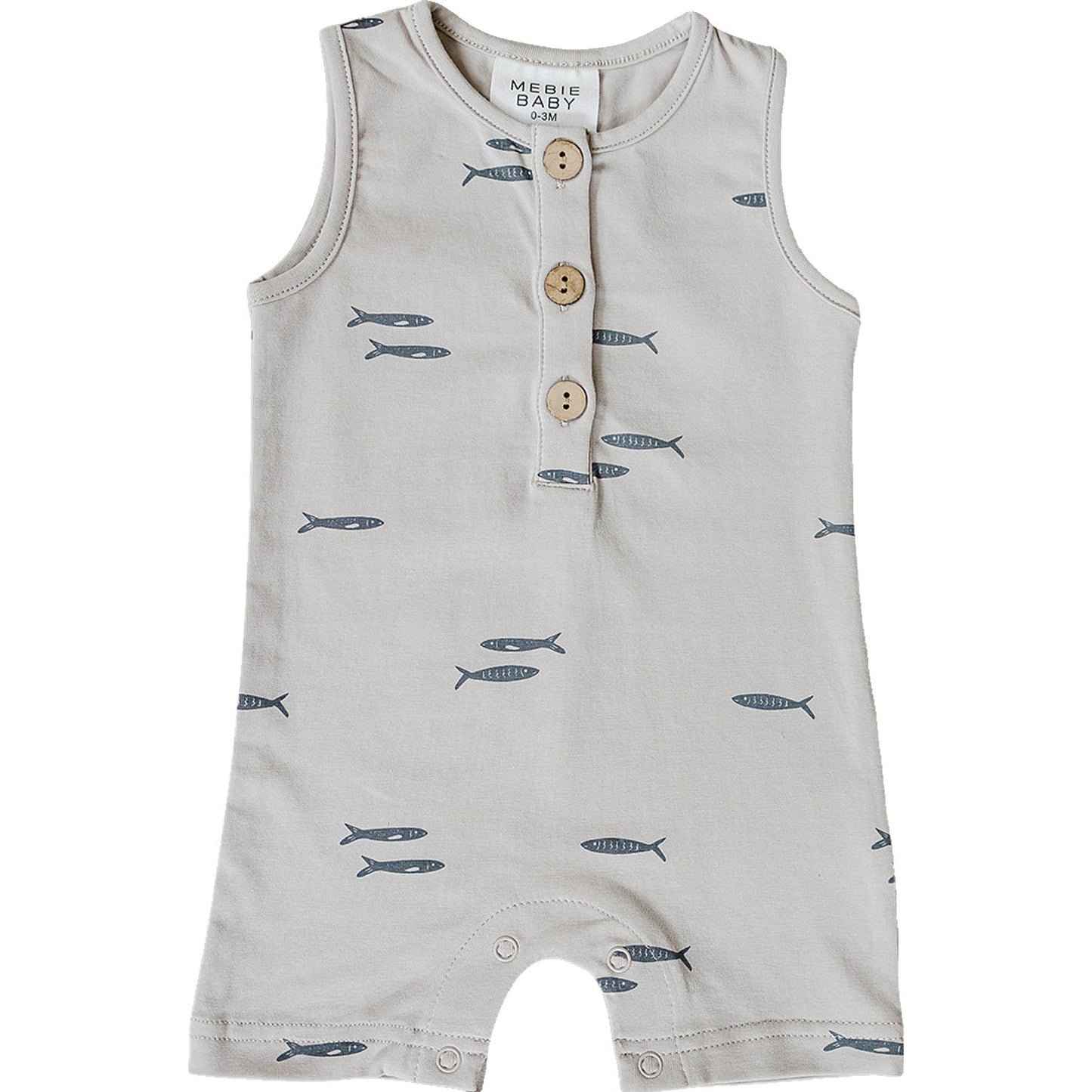 Fish Short Romper