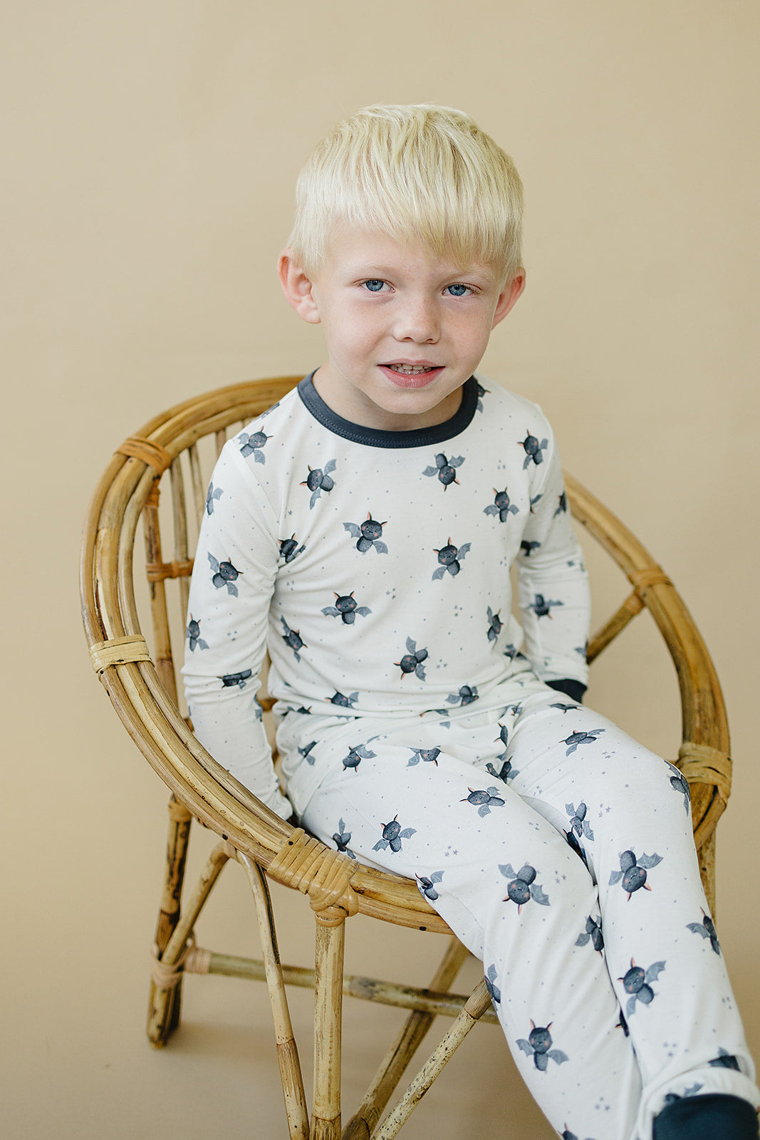 Little Joy Co. Batty for Bedtime 2pc Bamboo Pajamas