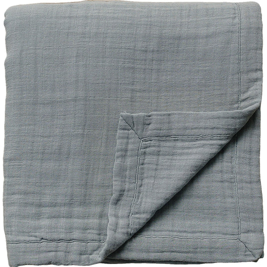 Mebie Baby Dusty Blue Muslin Quilt