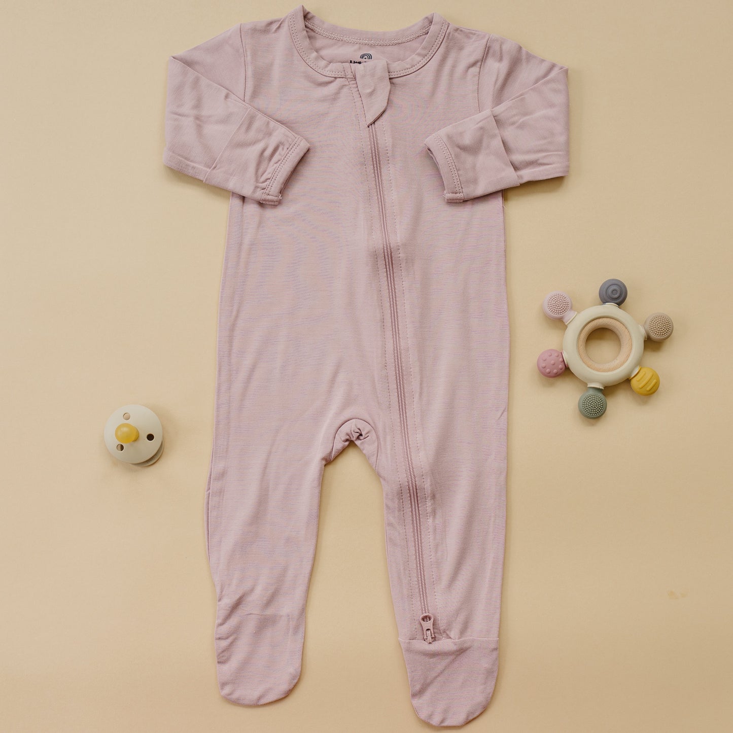 Little Joy Co. Bamboo Footed Zippy Romper