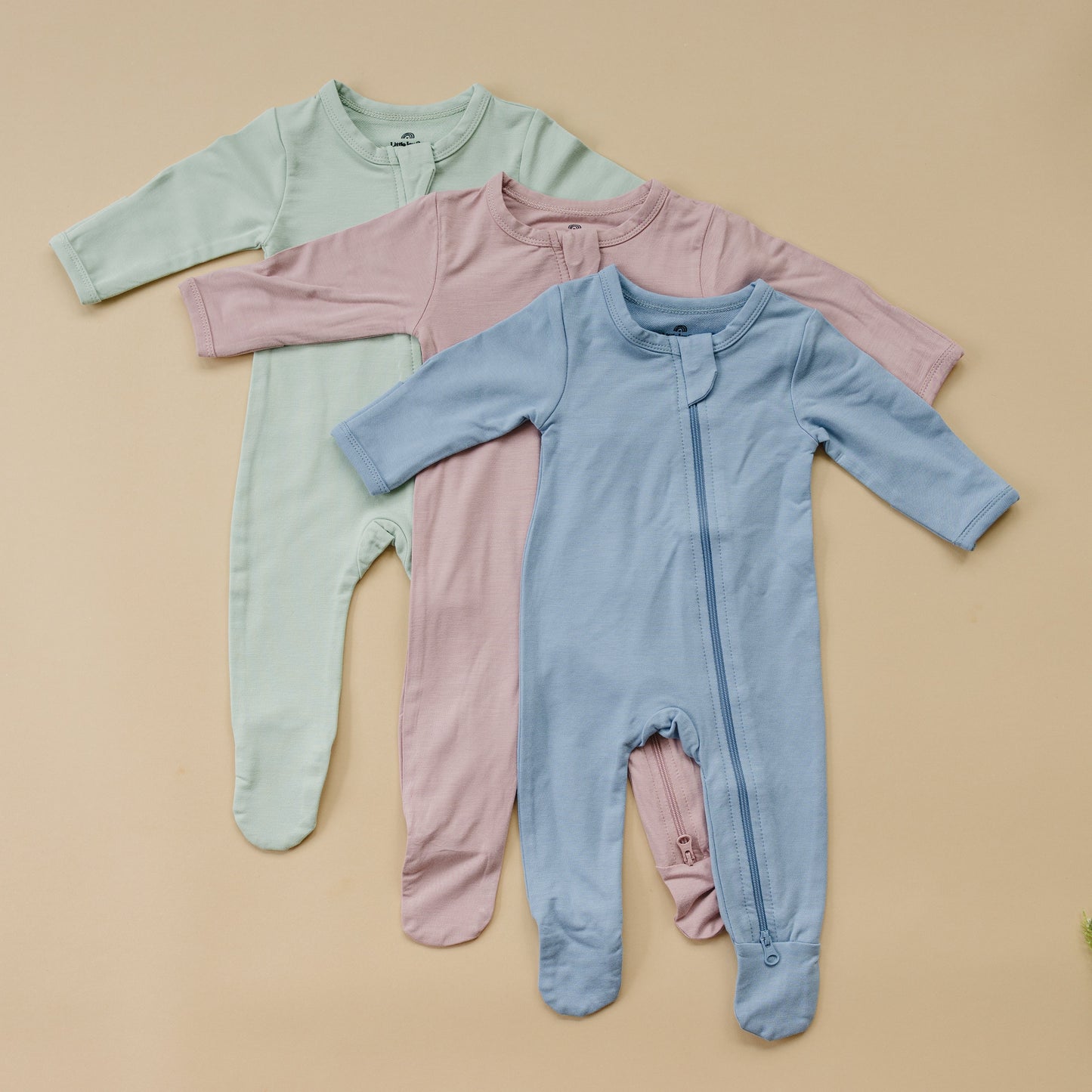 Little Joy Co. Bamboo Footed Zippy Romper