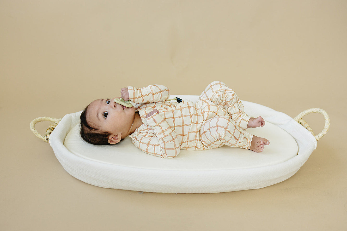 Little Joy Co. Pumpkin Plaid Zippy Sleeper