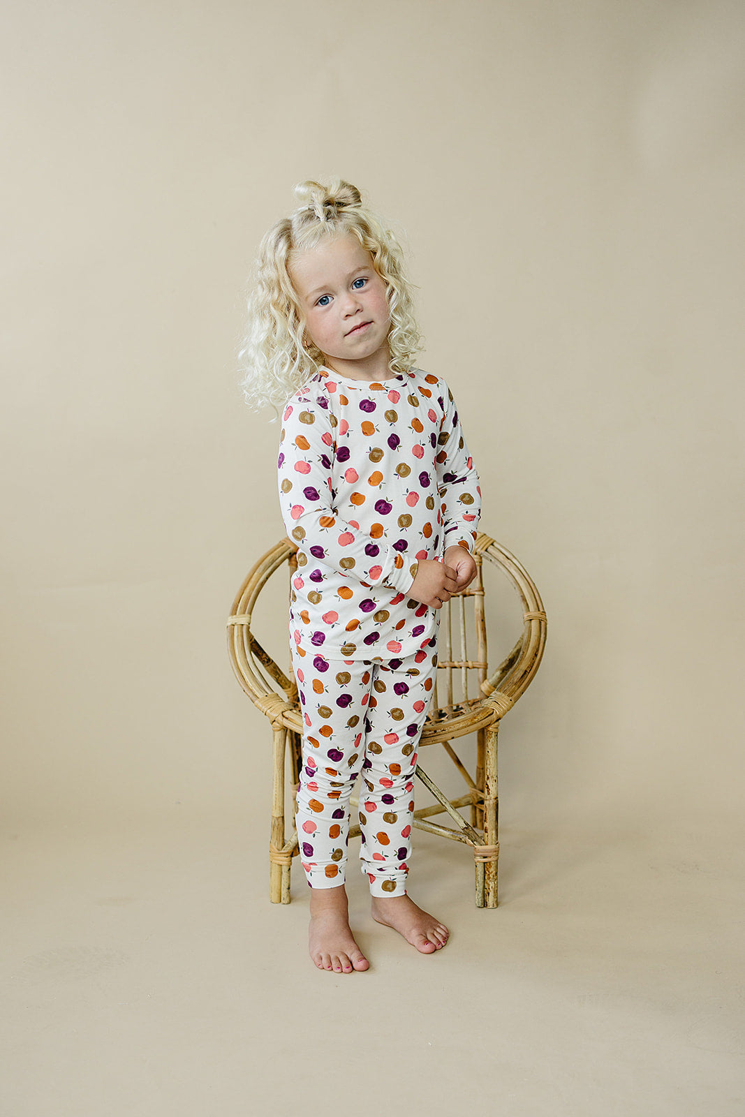 Little Joy Co. Apple of My Eye 2pc Bamboo Pajamas