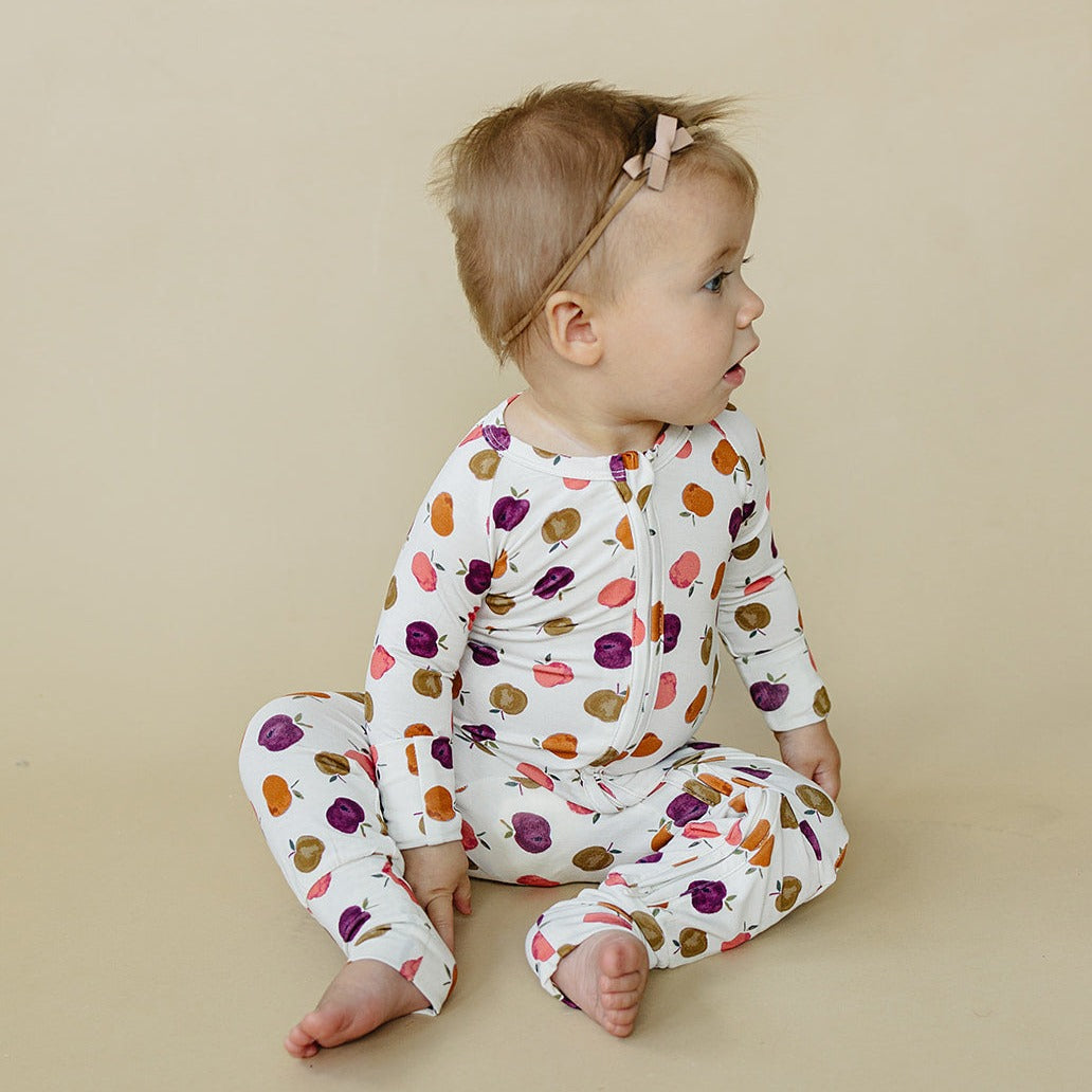 Little Joy Co. Apple of My Eye Zippy Romper