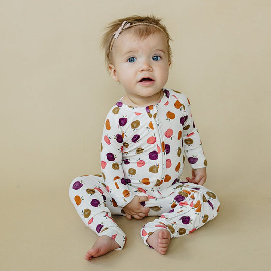 Little Joy Co. Apple of My Eye Zippy Romper