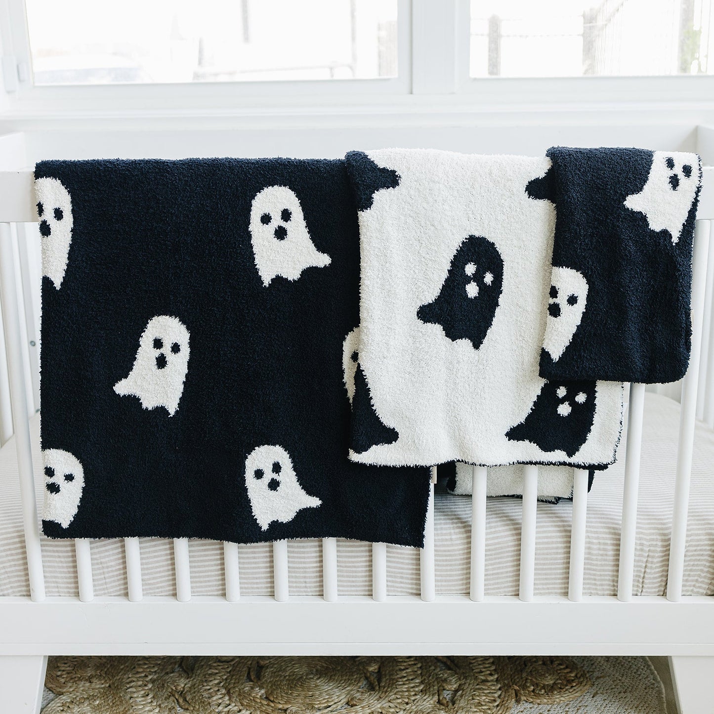 Mebie Baby Ghosts Plush Blanket