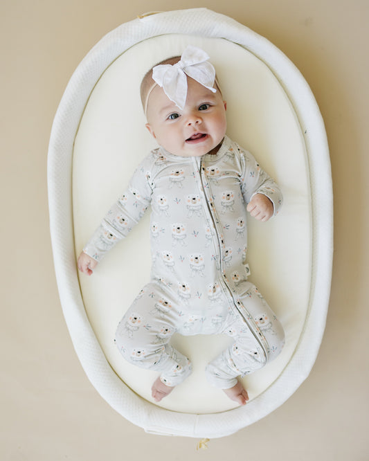 Little Joy Co. Beary Sleepy Zippy Romper